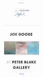 Mobile Screenshot of joegoodestudio.com